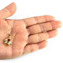 Load image into Gallery viewer, 14k Yellow Gold Crown Ruby &amp; Diamond Pendant