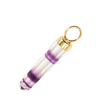 Load image into Gallery viewer, 14K Yellow Gold Hexagonal Amethyst Crystal Pendant