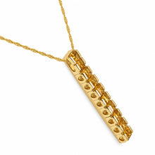 Load image into Gallery viewer, 14K Yellow Gold Citrine Bar Pendant