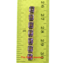 Load image into Gallery viewer, 14K Yellow Gold Amethyst Bar Pendant