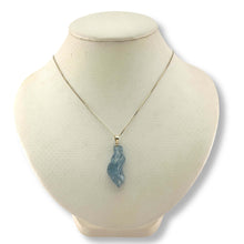 Load image into Gallery viewer, 14K Yellow Gold Large Baroque Rough Aquamarine Pendant
