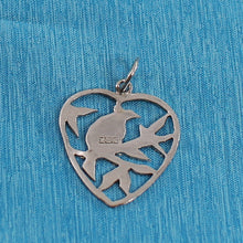 Load image into Gallery viewer, 2400038-9k-White-Gold-Heart-Charm