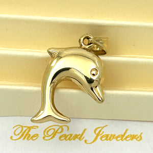 2400040-Beautiful-Dolphin-Handcrafted-14k-Yellow-Gold-Pendant