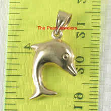 Load image into Gallery viewer, 2400040-Beautiful-Dolphin-Handcrafted-14k-Yellow-Gold-Pendant