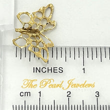 Load image into Gallery viewer, 2400068-14k-Gold-Diamond-Cut-Butterfly-Pendant-Charm