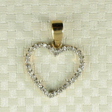 Load image into Gallery viewer, 2400360-Beautiful-Love-Heart-14kt-Gold-Diamond-Pendant-Necklace