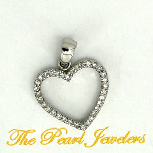 2400366-Beautiful-Love-Heart-14k-White-Solid-Gold-Diamonds-Pendant