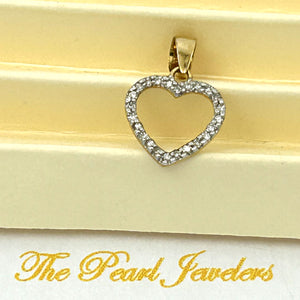 2400370-Beautiful-Love-Heart-14k-Solid-Yellow-Gold-Diamond-Pendant-Necklace