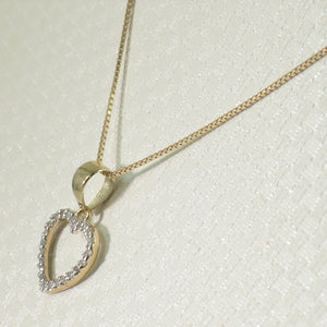 2400370-Beautiful-Love-Heart-14k-Solid-Yellow-Gold-Diamond-Pendant-Necklace