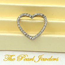 Load image into Gallery viewer, 2400380-Elegant-Beautiful-14k-Yellow-Gold-Diamond-Heart-Pendant-Necklace