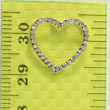 Load image into Gallery viewer, 2400380-Elegant-Beautiful-14k-Yellow-Gold-Diamond-Heart-Pendant-Necklace