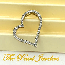 Load image into Gallery viewer, 2400390-Beautiful-Unique-14k-Yellow-Gold-Heart-Diamonds-Pendant