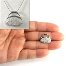 Load image into Gallery viewer, 2400406-14k-White-Solid-Gold-Diamonds-Unique-Operable-Purse-Pendant