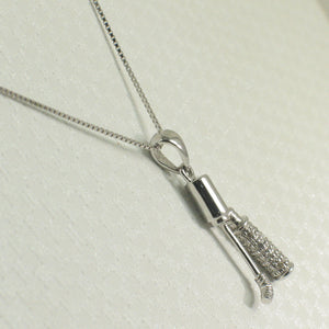 2400476-14k-White-Solid-Gold-Diamonds-Unique-Golf-Bag-Pendant-Necklace