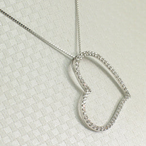 2400536-14k-White-Gold-Diamonds-Beautiful-Love-Heart-Pendant-Necklace