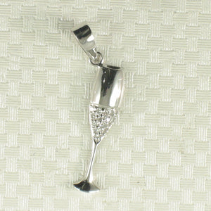 2400615-Beautiful-14k-Solid-White-Gold-Champagne-Cup-Diamond-Pendant-Necklace