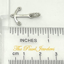 Load image into Gallery viewer, 2400685-Beautiful-Unique-14K-Solid-White-Gold-Diamond-Anchor-Pendant-Necklace