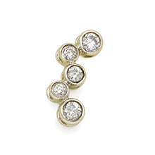Load image into Gallery viewer, 18k Solid White Gold Diamond Pendant Charm