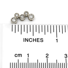 Load image into Gallery viewer, 18k Solid White Gold Diamond Pendant Charm