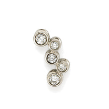 Load image into Gallery viewer, 18k Solid White Gold Diamond Pendant Charm