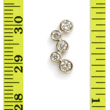 Load image into Gallery viewer, 18k Solid White Gold Diamond Pendant Charm
