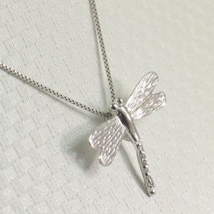 2400755-Beautiful-Unique-Dragonflies-14k-White-Gold-Diamonds-Charm-Necklace