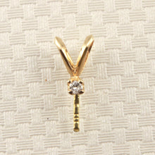 Load image into Gallery viewer, 250227-14K-Gold-Diamond-Set-Rabbit-Ear-Pendant-Bail-for-Pearls-Beads