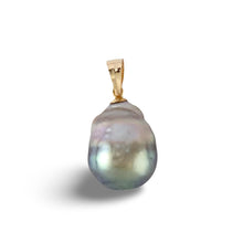 Load image into Gallery viewer, Baroque Tahitian Pearl 14k Yellow Gold Pendant