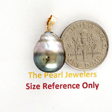 Load image into Gallery viewer, Baroque Tahitian Pearl 14k Yellow Gold Pendant