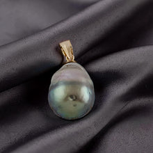 Load image into Gallery viewer, Baroque Tahitian Pearl 14k Yellow Gold Pendant