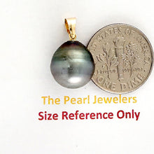 Load image into Gallery viewer, 14k Yellow Gold Baroque Tahitian Pearl Pendant