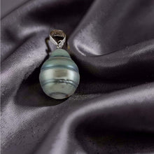Load image into Gallery viewer, 14k White Gold Baroque Tahitian Pearl Pendant