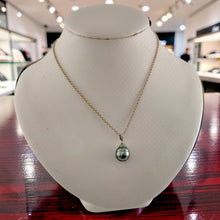 Load image into Gallery viewer, 14k White Gold Baroque Tahitian Pearl Pendant