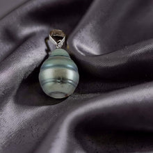 Load image into Gallery viewer, 14k White Gold Baroque Tahitian Pearl Pendant