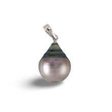 Load image into Gallery viewer, Baroque Tahitian Pearl 14k White Gold Pendant