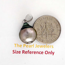 Load image into Gallery viewer, Baroque Tahitian Pearl 14k White Gold Pendant
