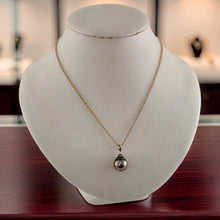 Load image into Gallery viewer, Baroque Tahitian Pearl 14k White Gold Pendant