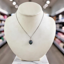 Load image into Gallery viewer, Black Tahitian Pearl Cap Pendant with Chain Options 14k