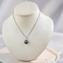 Load image into Gallery viewer, Baroque Black Tahitian Pearl Cap Pendant