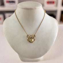 Load image into Gallery viewer, 14k Yellow Gold &amp; Diamond Champagne Tahitian Pearl Pendant