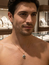 Load image into Gallery viewer, 14k Solid Yellow Gold &amp; Diamond Tahitian Pearl Pendant