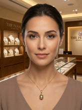 Load image into Gallery viewer, 14k Yellow Gold &amp; 8-Diamond South Sea Pearl Pendant