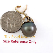 Load image into Gallery viewer, Chartreuse-Tone Tahitian Pearl &amp; 14k Yellow Gold Enhance-Cap Pendant