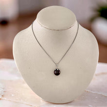 Load image into Gallery viewer, Black Tahitian Pearl &amp; Claw-Bail Diamond Accent Pendant 14k