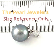 Load image into Gallery viewer, Gray Tahitian Pearl &amp; Diamond Star-Bale Pendant 14k