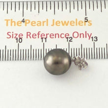 Load image into Gallery viewer, Plumeria-Bale Black Tahitian Pearl Pendant 14k