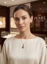 Load image into Gallery viewer, Swirl-Design Baroque Tahitian Pearl Pendant