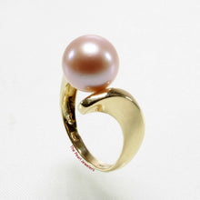 Load image into Gallery viewer, 14k Yellow Gold Lavender Pearl Solitaire Ring
