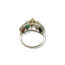 Load image into Gallery viewer, Multi-Color Marquise Jade Ring in Solid 14K Gold