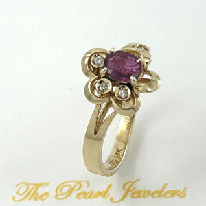 3200412-14k-Solid-Yellow-Genuine-Diamonds-Oval-Natural-Red-Rubies-Cocktail-Ring